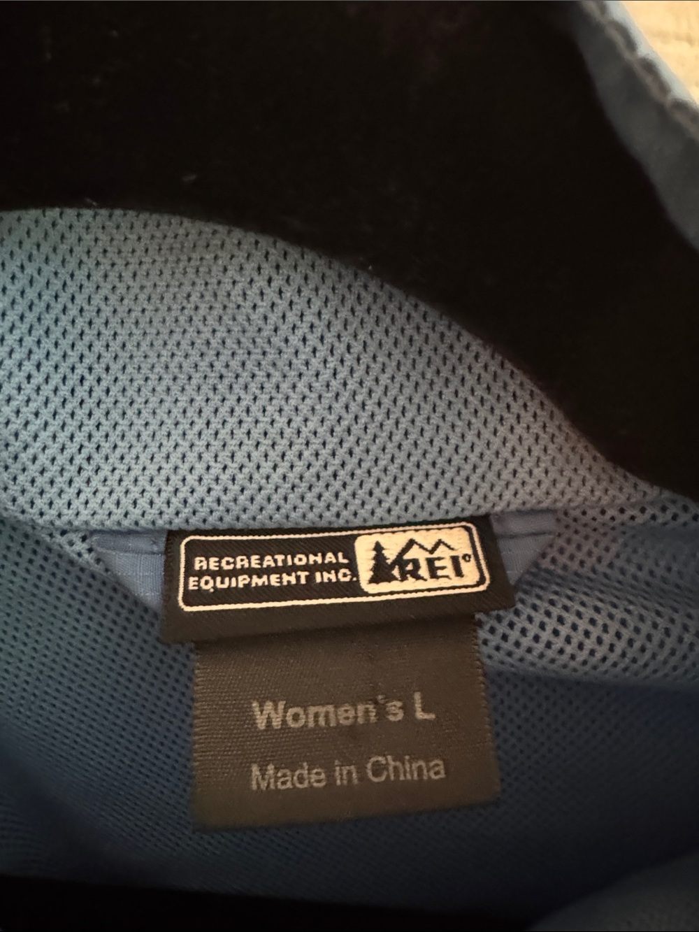 REI Women’s Windbreaker Jacket Blue Size Large - Picture 5 of 7